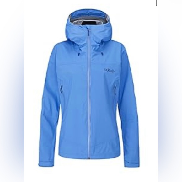 Rab Jackets & Blazers - Rab downpour 2.0 Perfect condition Women's Blue Hooded Rain Jacket Xsmall
